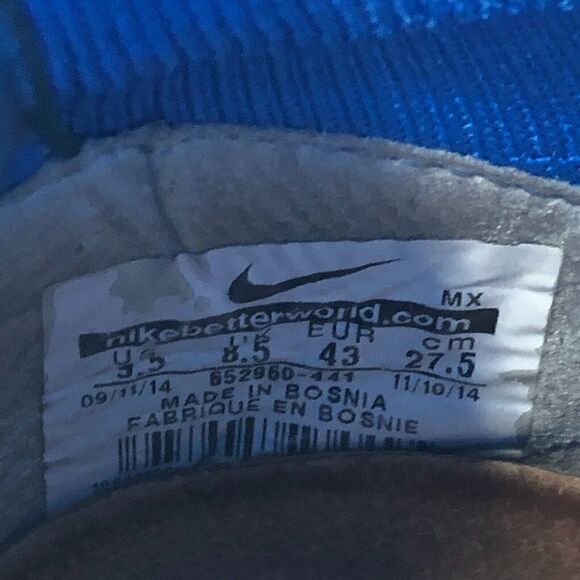 Nike Air Footscape Magista SP Photo Blue 652960-441 Men Size US 9.5 - Picture 8 of 13